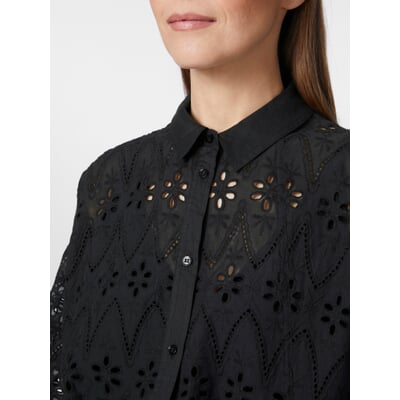manufactum Damen-Spitzenkleid Schwarz VIP-Rabatte
