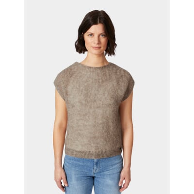 manufactum Damen-Strickpullunder Beige Wochenangebot