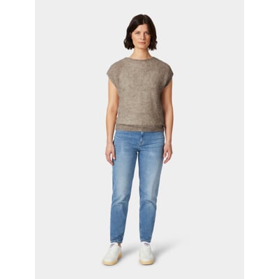 manufactum Damen-Strickpullunder Beige Wochenangebot