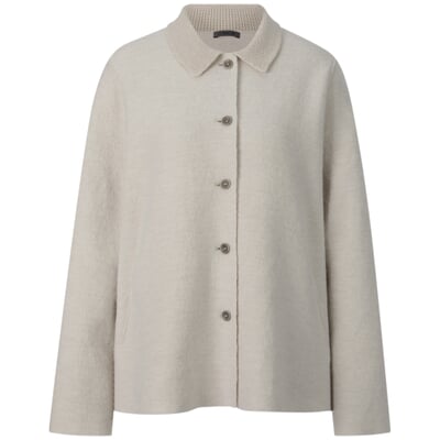 manufactum Damen-Wolljacke Naturweiß Kostenlose Rückgabe