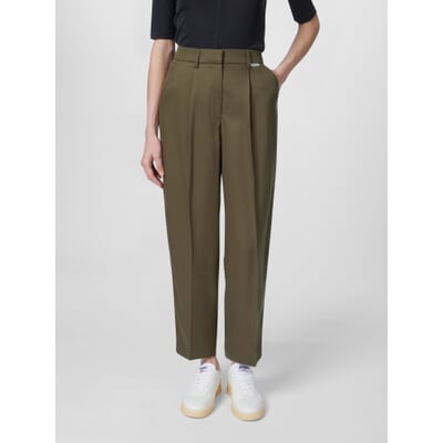 manufactum Damen-Bundfaltenhose Oliv Letzte 3 Tage