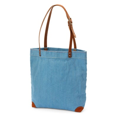 manufactum Handtasche Segeltuch Hellblau