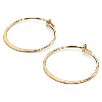 manufactum Creole Satin-Flat Gold