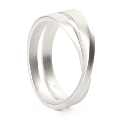 manufactum Möbius-Ring Silber 19 mm Innendurchmesser