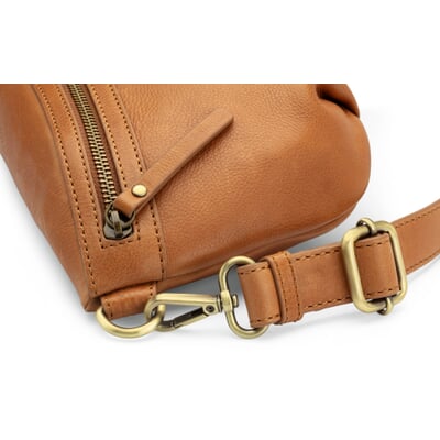 manufactum Damen-Gürteltasche Leder Cognac Kostenloser Versand international