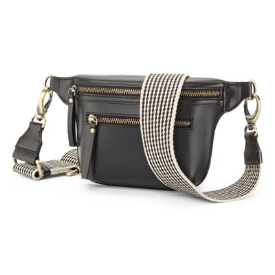 manufactum Hüft-Schultertasche Schwarz