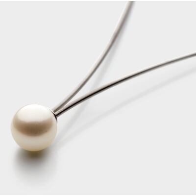 manufactum Edelstahlkette mit Süßwasserperle Fabrik Onlineshop