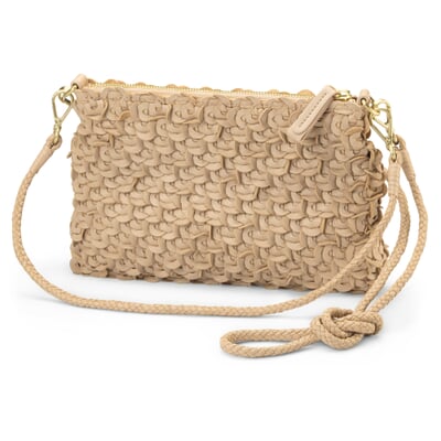 manufactum Damen-Handtasche strukturiert champagner Begrenztes Angebot
