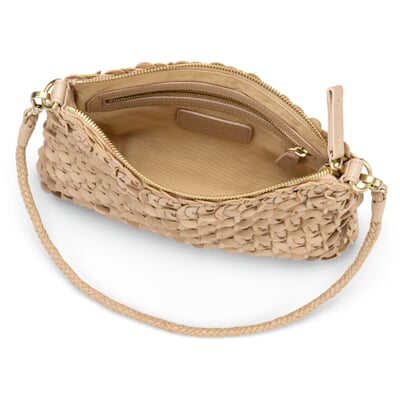 manufactum Damen-Handtasche strukturiert champagner Begrenztes Angebot