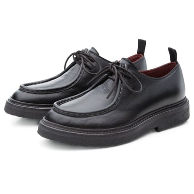 manufactum Damen-Halbschuh Schwarz Preisnachlass
