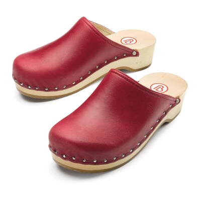 manufactum Holzschuh Nappa Rot Top Angebot