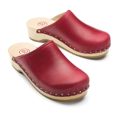 manufactum Holzschuh Nappa Rot Top Angebot