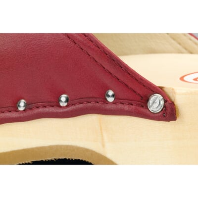 manufactum Holzschuh Nappa Rot Top Angebot