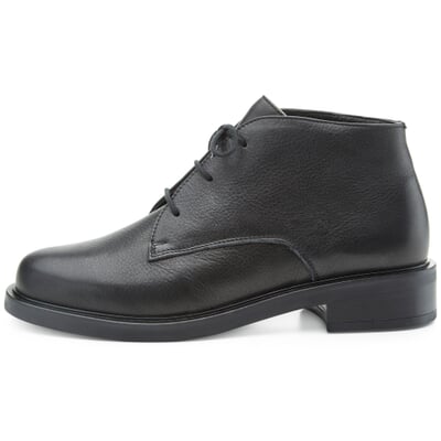manufactum Damen-Schnürschuh hoch Schwarz Saisonale Angebote