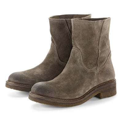 manufactum Damen-Veloursboot Grau