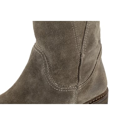 manufactum Damen-Veloursboot Grau Tiefpreis