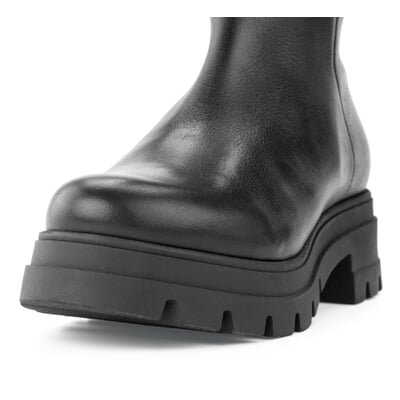 manufactum Damen-Lederstiefel Schwarz Bis zu 60% Rabatt