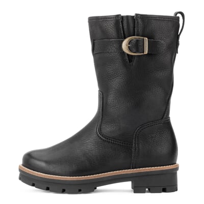 manufactum Damenhalbstiefel Rindleder gefüttert Schwarz Nur für heute