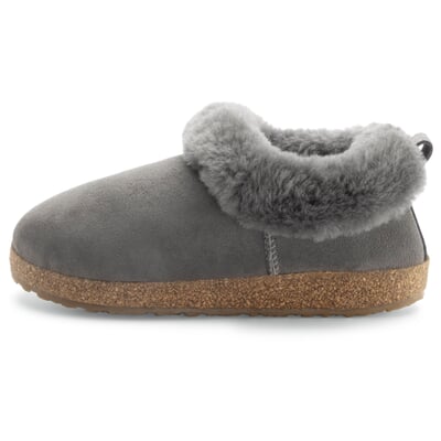 manufactum Damen-Schlupfpantoffel Grau Discount Store für neue Produkte