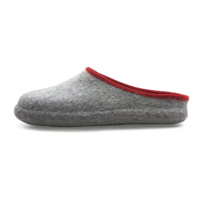 manufactum Filzpantoffel Damen Hellgraumelange 50% Rabatt mit kostenlosem Versand