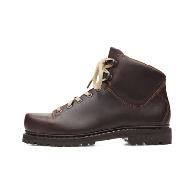 manufactum Damen-Schnürschuh Rindleder Dunkelbraun Fabrikladen