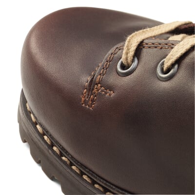 manufactum Damen-Schnürschuh Rindleder Dunkelbraun Fabrikladen