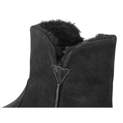 manufactum Damen-Nubukboot gefüttert Schwarz Begrenzt auf 3 Tage