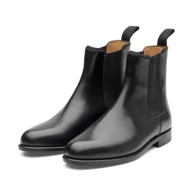 manufactum Damen-Chelsea-Boot Schwarz