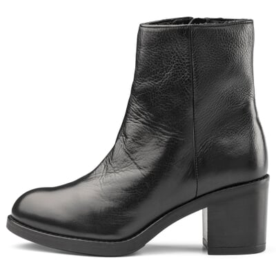 manufactum Damenstiefelette Rindleder Schwarz Black Friday Preise