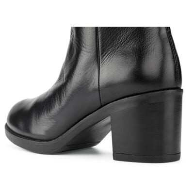 manufactum Damenstiefelette Rindleder Schwarz Black Friday Preise