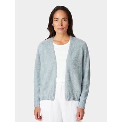 manufactum Damen-Strickjacke Hellblau Rabatte dieses Monats