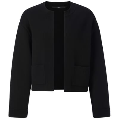 manufactum Damen-Strickjacke Punto Milano Schwarz Auslauf