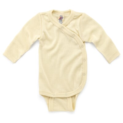 manufactum Baby-Wickelbody Merinowolle-Seide Natur