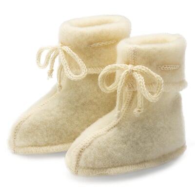 manufactum Babyschuhe Merinofleece Natur