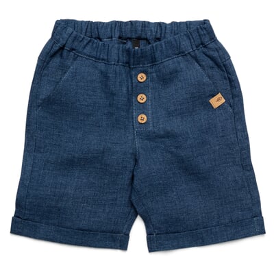 manufactum Kinder-Shorts Leinen Denimblau Bestseller