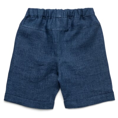 manufactum Kinder-Shorts Leinen Denimblau Bestseller