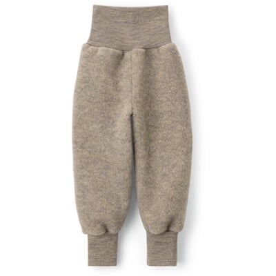 manufactum Kinder-Schlupfhose Schurwollfleece Braunmelange