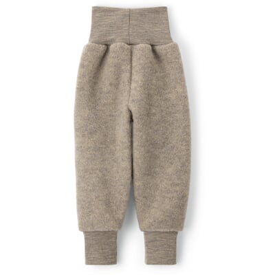 manufactum Kinder-Schlupfhose Schurwollfleece Braunmelange Räumungsverkauf