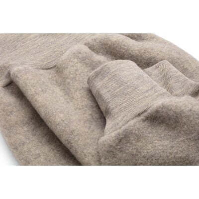 manufactum Kinder-Schlupfhose Schurwollfleece Braunmelange Räumungsverkauf