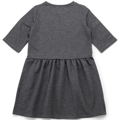 manufactum Mädchen-Jerseykleid Mittelgrau Kauf eins, bekomm eins gratis