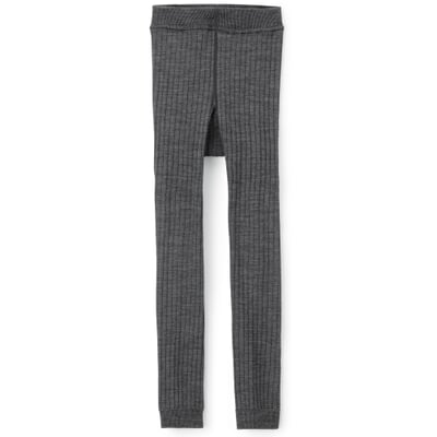 manufactum Kinder-Leggings Merinowolle Dunkelgrau