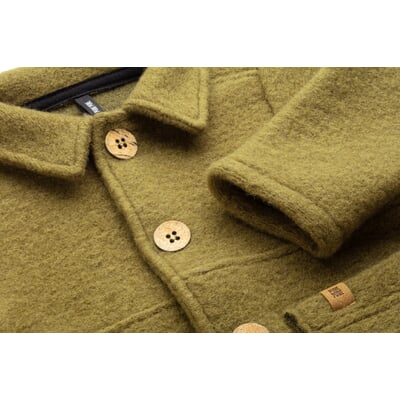 manufactum Kinder-Hemdjacke Wollwalk Gelbgrün Bis zu 50% Rabatt