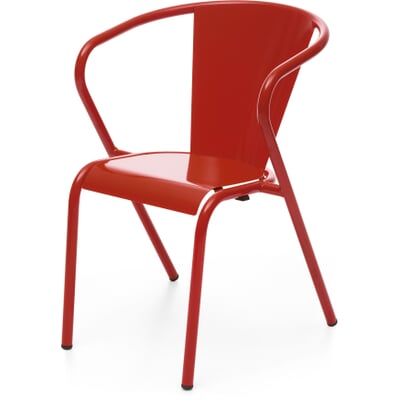 manufactum Stuhl Estoril RAL 3013 Tomatenrot