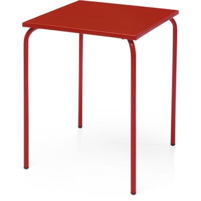 manufactum Tisch Estoril RAL 3013 Tomatenrot