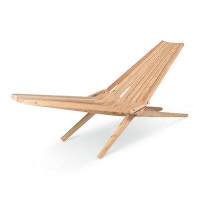 manufactum Faltliege Woodlounger Blau/Rot Meist gekauft