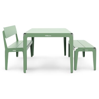 manufactum Bank Bended Bench 140 RAL 6021 Blassgrün Saisonschlussverkauf