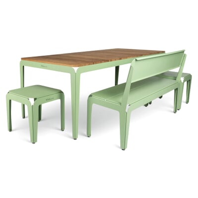 manufactum Bank Bended Bench 140 RAL 6021 Blassgrün Saisonschlussverkauf