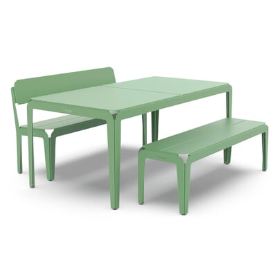 manufactum Bank Bended Bench 140 RAL 6021 Blassgrün Neueste Stile