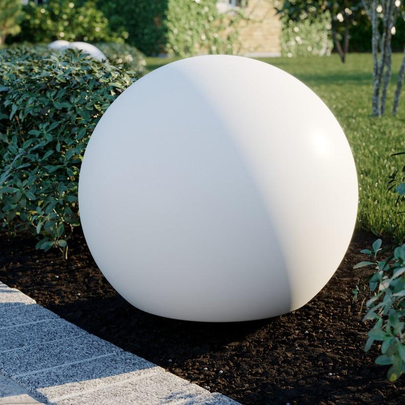 lampenwelt Kugelleuchte Cumulus L für den Garten Ø 60cm Große Rabatte