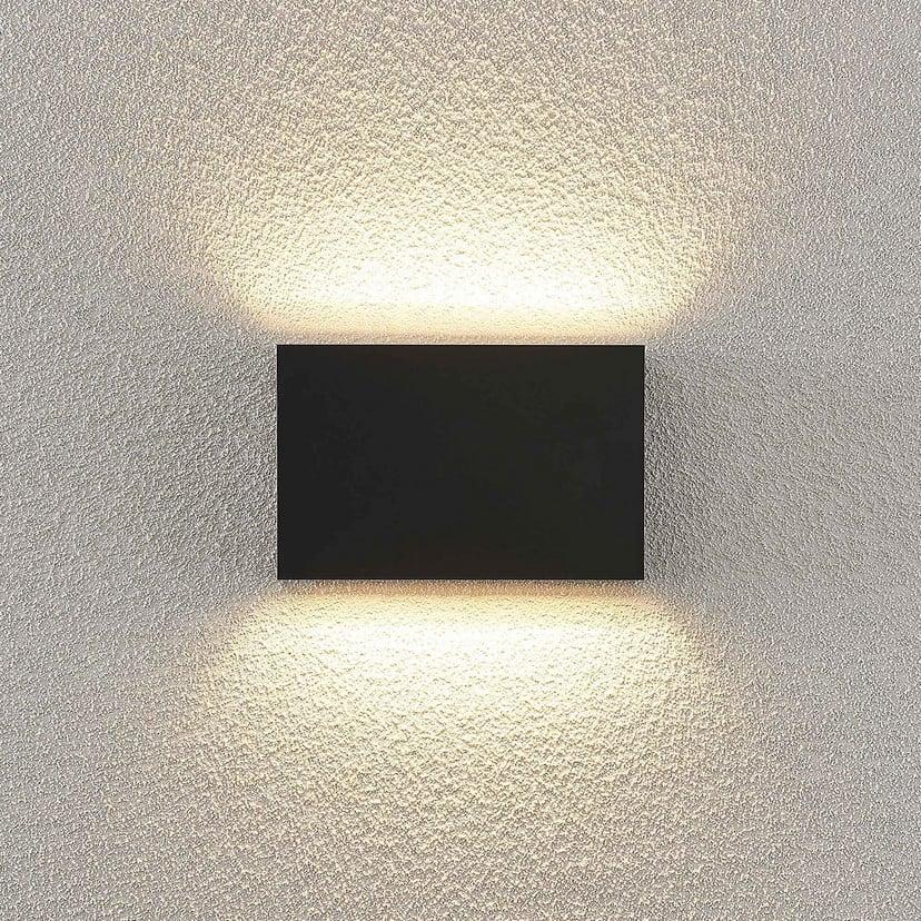 lampenwelt Lindby LED-Außenwandleuchte Jarte 20cm up/down grau IP65 Super Sparpreis
